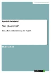 Cover von Was ist Autorität?