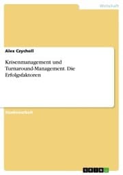 Cover von Krisenmanagement und Turnaround-Management. Die Erfolgsfaktoren