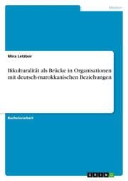 Cover von Bikulturalität als Brücke in Organisationen mit deutsch-marokkanischen Beziehungen