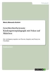 Cover von Geschlechterbewusste Kindergartenpädagogik mit Fokus auf Mädchen