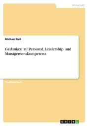 Cover von Gedanken zu Personal, Leadership und Managementkompetenz