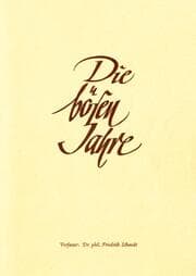 Cover von Die bösen Jahre