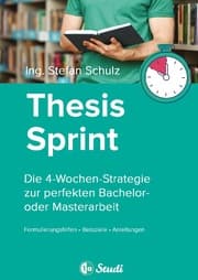 Cover von Thesis-Sprint: Abschlussarbeit in 4 Wochen