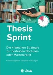 Cover von Thesis-Sprint: Abschlussarbeit in 4 Wochen