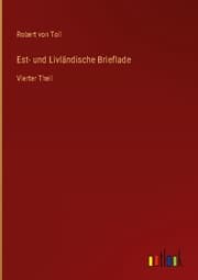 Cover von Est- und Livländische Brieflade
