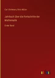 Cover von Jahrbuch über die Fortschritte der Mathematik