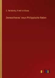 Cover von Demosthenes' neun Philippische Reden