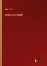 Cover von Finanzwissenschaft