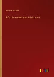 Cover von Erfurt im dreizehnten Jahrhundert