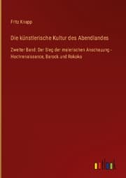 Cover von Die künstlerische Kultur des Abendlandes