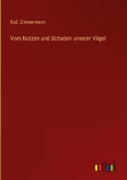 Cover von Vom Nutzen und Schaden unserer Vögel