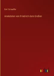Cover von Anekdoten von Friedrich dem Großen