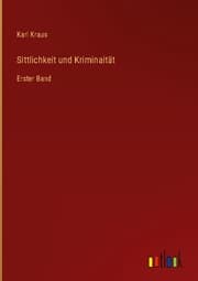 Cover von Sittlichkeit und Kriminaität