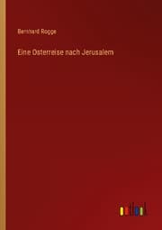 Cover von Eine Osterreise nach Jerusalem