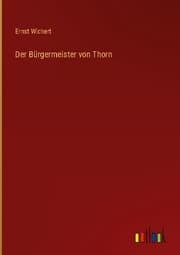 Cover von Der Bürgermeister von Thorn
