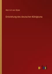 Cover von Entstehung des deutschen Königtums