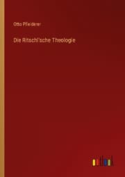 Cover von Die Ritschl'sche Theologie