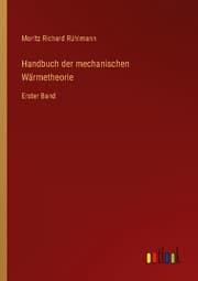 Cover von Handbuch der mechanischen Wärmetheorie