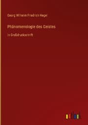 Cover von Phänomenologie des Geistes