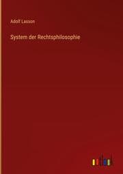 Cover von System der Rechtsphilosophie