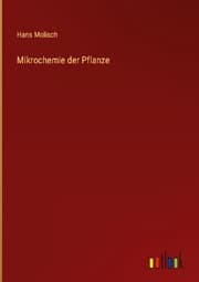 Cover von Mikrochemie der Pflanze