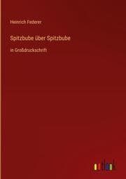 Cover von Spitzbube über Spitzbube