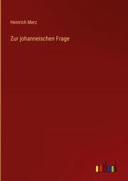Cover von Zur johanneischen Frage