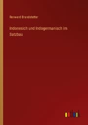 Cover von Indonesich und Indogermanisch im Satzbau