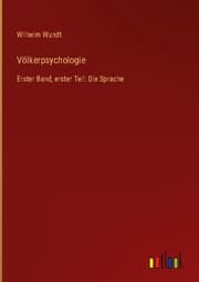 Cover von Völkerpsychologie