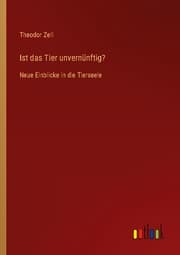 Cover von Ist das Tier unvernünftig?