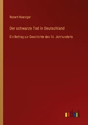 Cover von Der schwarze Tod in Deutschland