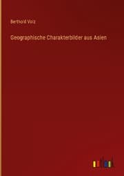Cover von Geographische Charakterbilder aus Asien