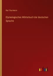 Cover von Etymologisches Wörterbuch der deutschen Sprache