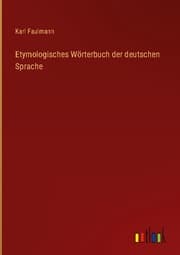Cover von Etymologisches Wörterbuch der deutschen Sprache