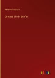 Cover von Goethes Ehe in Briefen
