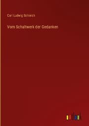 Cover von Vom Schaltwerk der Gedanken