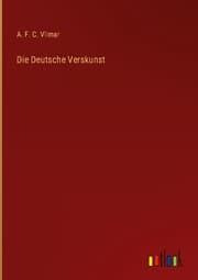 Cover von Die Deutsche Verskunst