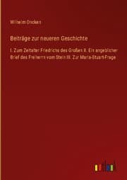 Cover von Beiträge zur neueren Geschichte