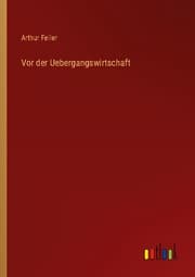 Cover von Vor der Uebergangswirtschaft