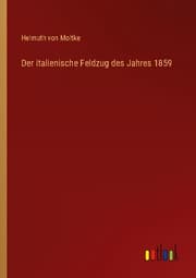 Cover von Der italienische Feldzug des Jahres 1859