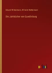 Cover von Die Jahrbücher von Quedlinburg