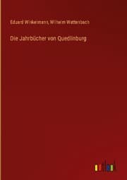 Cover von Die Jahrbücher von Quedlinburg