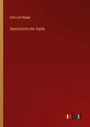 Cover von Geschichte der Optik