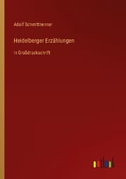 Cover von Heidelberger Erzählungen