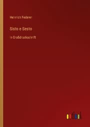Cover von Sisto e Sesto