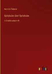 Cover von Spitzbube über Spitzbube