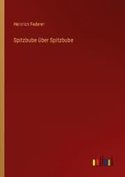 Cover von Spitzbube über Spitzbube