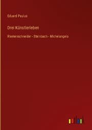 Cover von Drei Künstlerleben