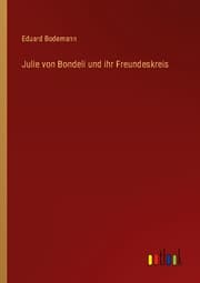 Cover von Julie von Bondeli und ihr Freundeskreis