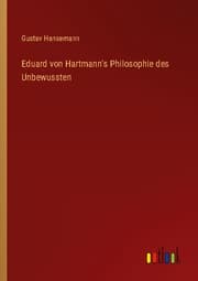 Cover von Eduard von Hartmann's Philosophie des Unbewussten